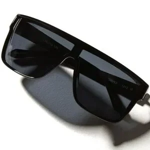 QUAY Nightfall Curve Sunglasses Black Frame Black Lens Shield Unisex NWT s-l400.jpg main image 3